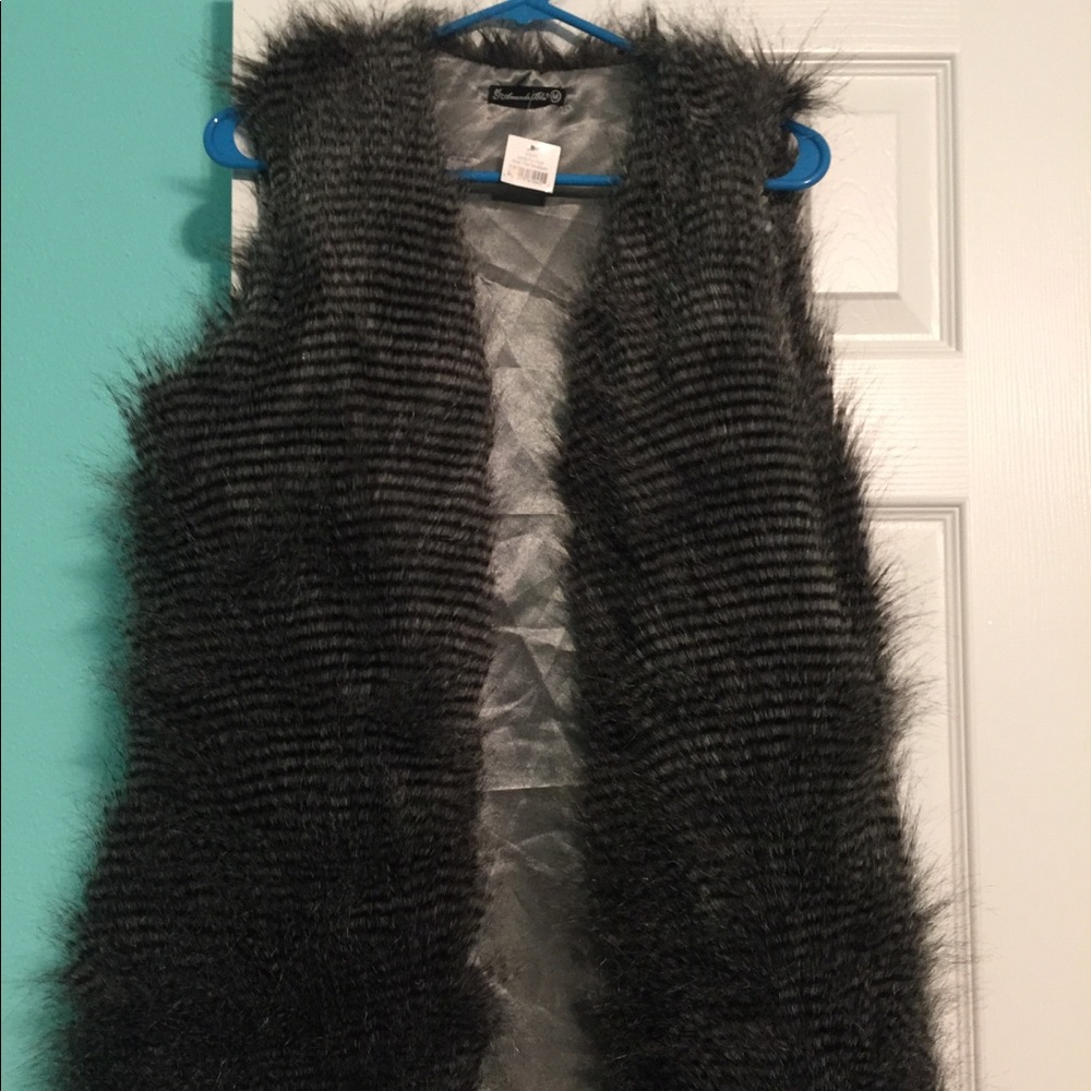 Amanda Blu Faux Fur Vest